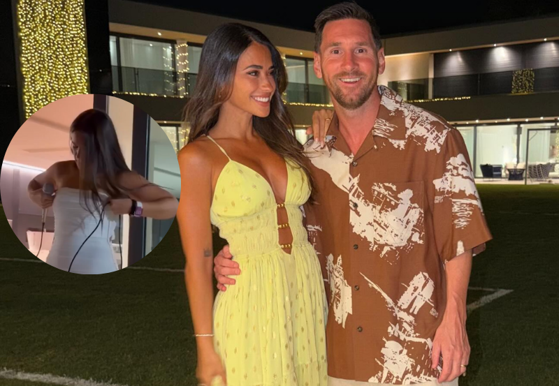 La misteriosa figura que conquistó la atención de Messi y sus invitados en la celebración de Fin de Año