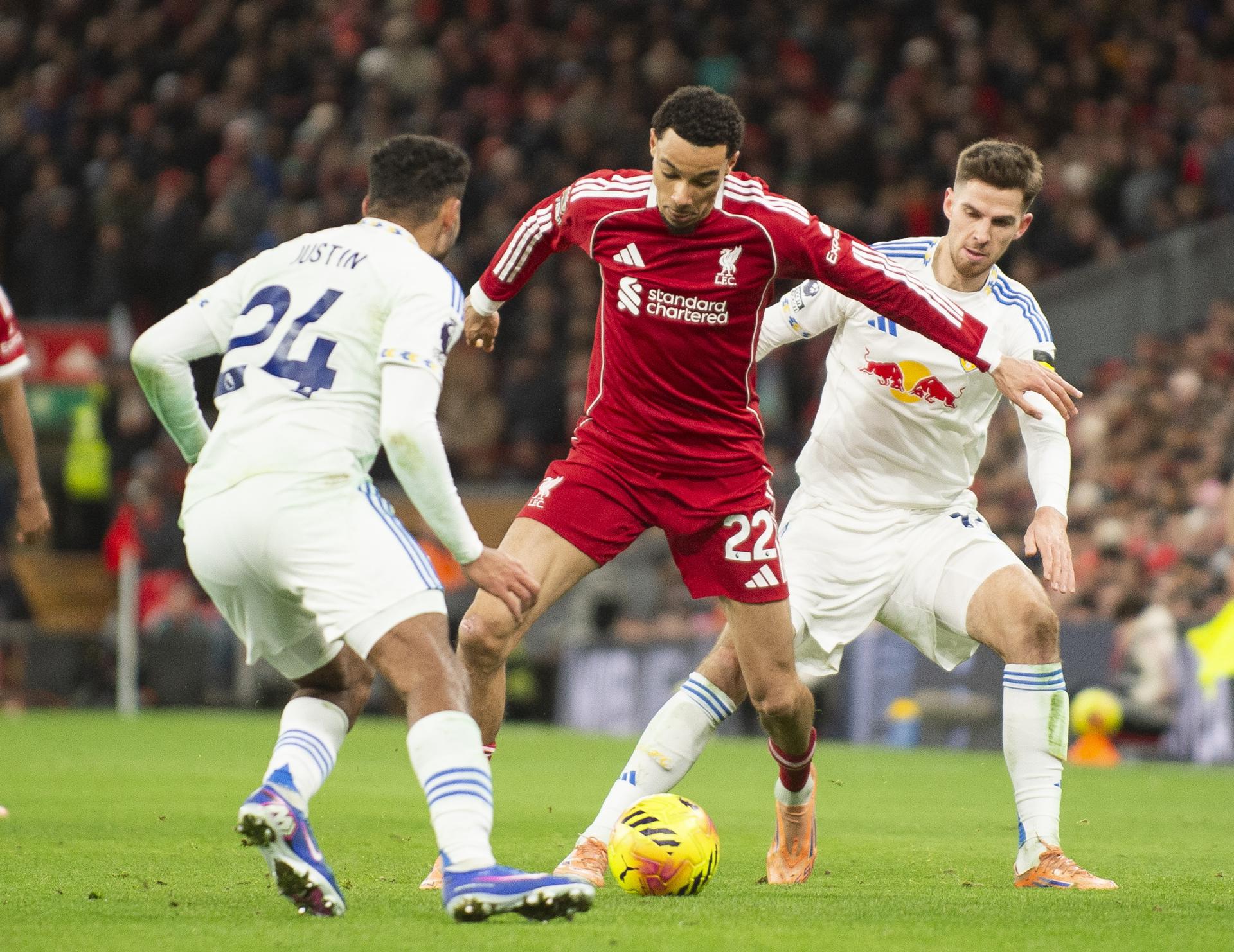 La Rivalidad Revive: Un Empate de Hierro entre Liverpool y Leeds United, Conclusión Dramática y Registros Impresionantes.