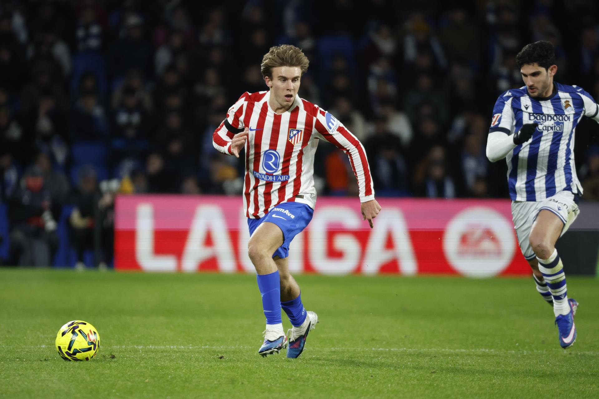 El Atlético de Madrid sufre un duro golpe en Anoeta: el empate sin goles con el Real Sociedad provoca desánimo en la afición rojiblanca.